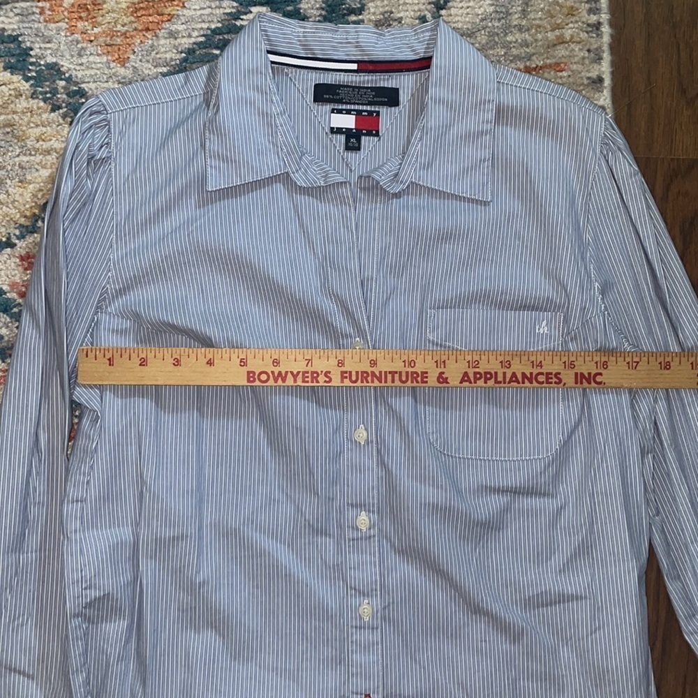 VINTAGE new with tags - Tommy Hilfiger button down - y2k style - XL - Picture 5 of 7